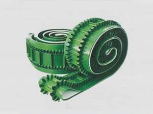 Conveyor Belts with V-Guides, Cleats and Sidewalls