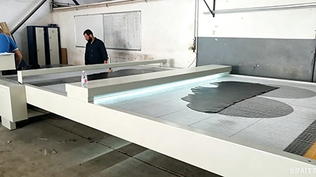 Máquina para medir cuero (acabado)
