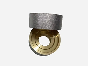 Anillo de cobre arenado
